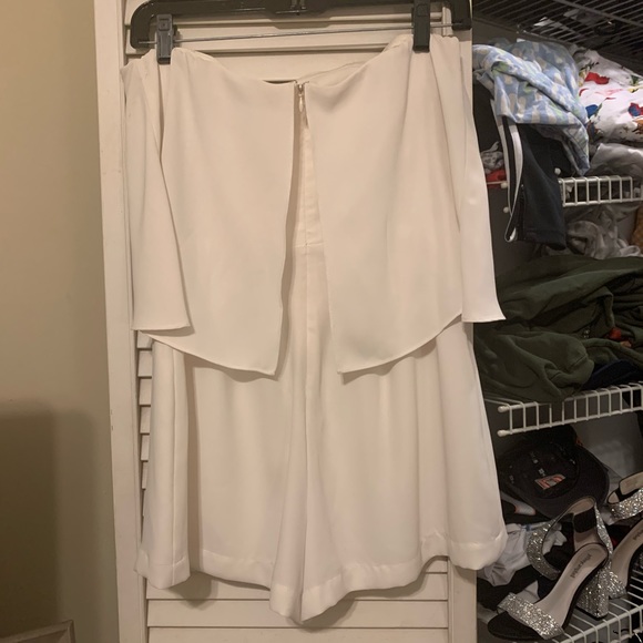 Amanda Uprichard White Romper Size Small - Picture 3 of 4